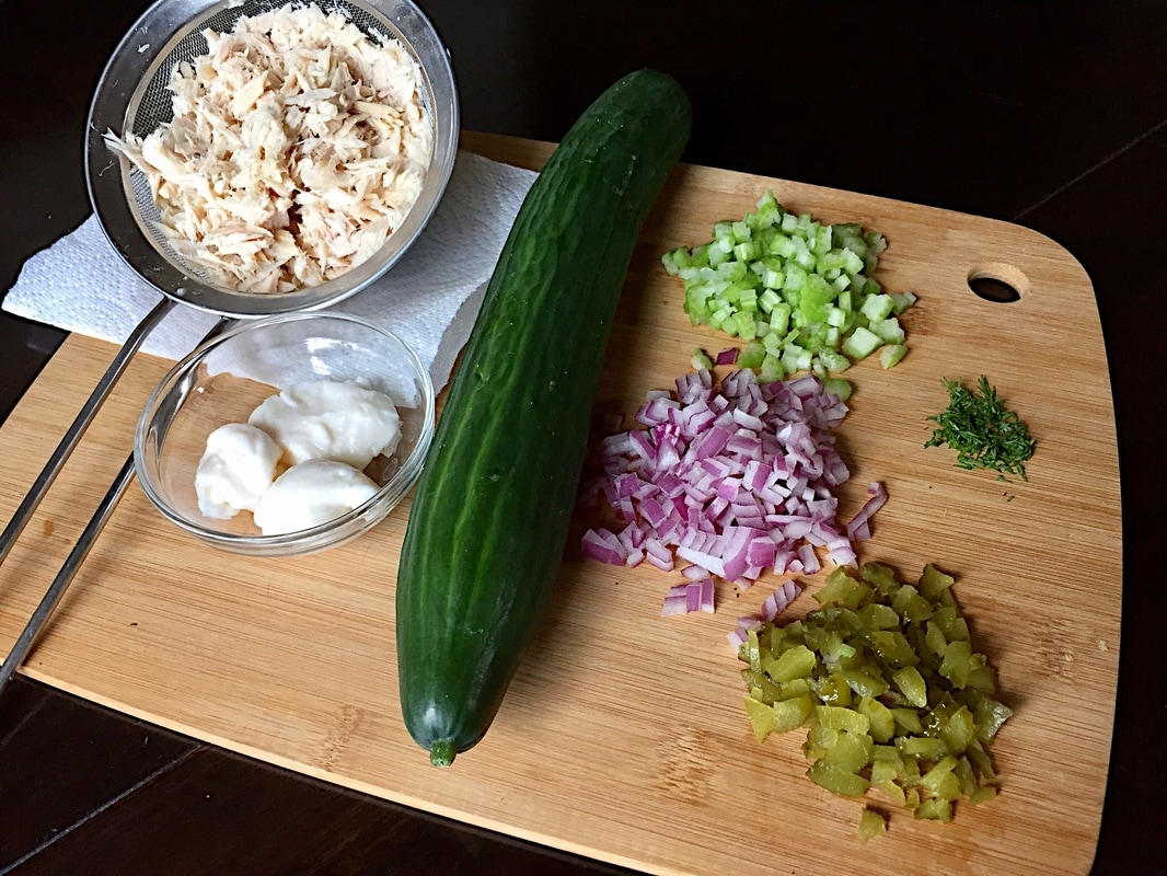 cucumber cutting board